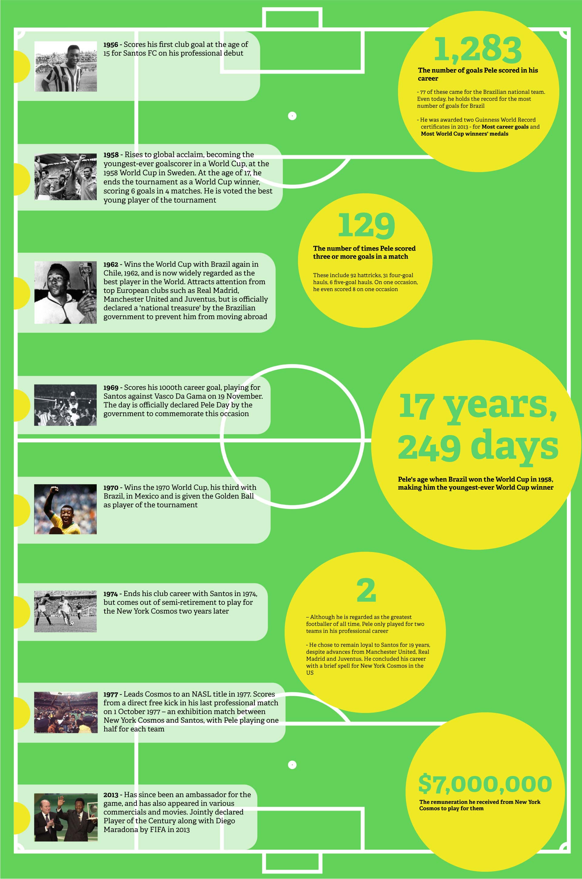 Pele infographic
