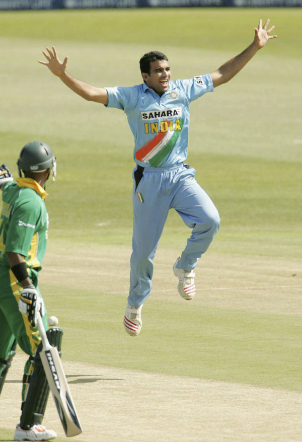 Zaheer Khan_Duif doToit/Gallo Images/Getty Images