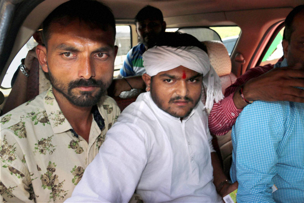 Hardik Patel arrested/wire/PTI