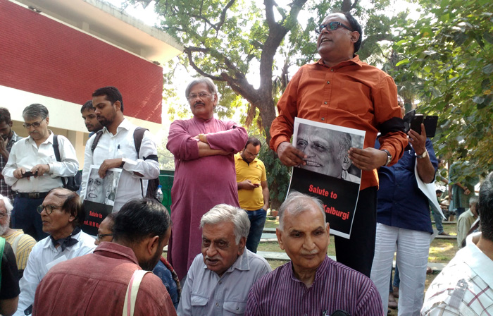 Sahitya Akademi protests_Panini Anand/CatchNews