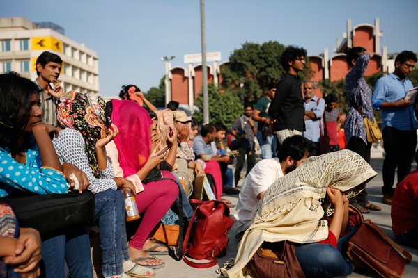 UGC protest: photo by Vikas Kumar