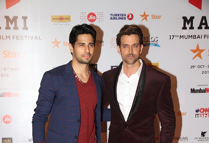 Sidharth Malhotra and Hrithik Roshan at MAMI