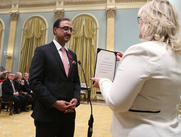 Amarjeet Sohi_AFP PHOTO/POOL/CHRIS Wattie