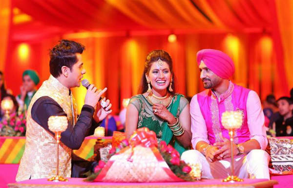 Harbahajan-Singh-Geeta-Basra-wedding/ facebook-Israni photography