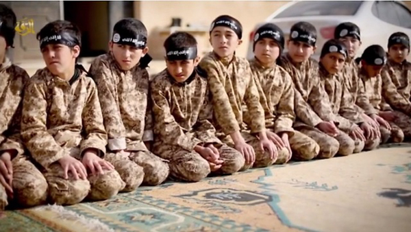 ISIS-camp-children-sitting . File photo