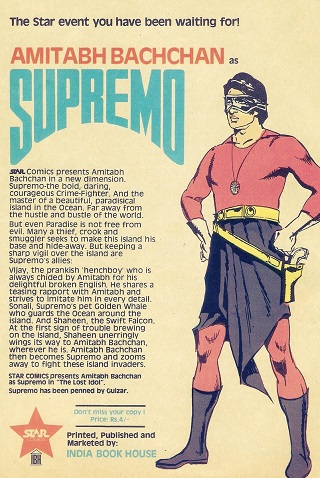 Amitabh Bachchan as Supremo 