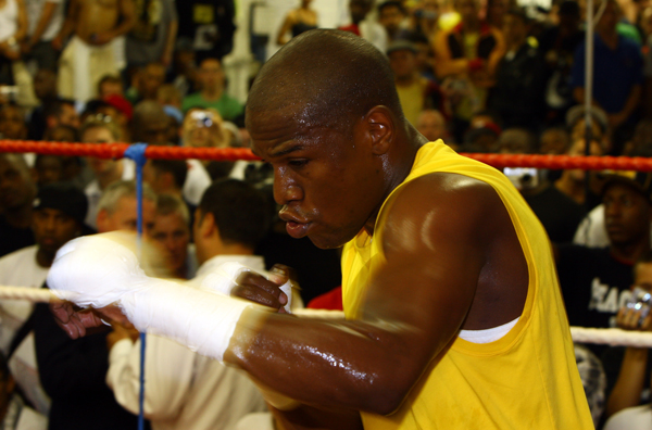 floyd-money-mayweather-training . Photo: Julian Finney/Getty Images