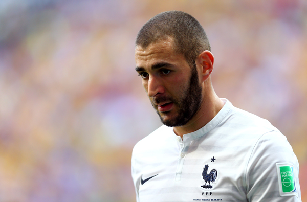 karim-benzema-sex-tape-scandal-valbuena . Photo: Jeff Gross/Getty Images