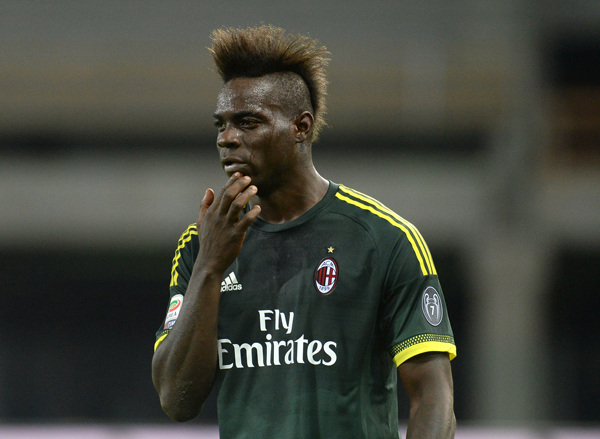 mario-balotelli-antics-ac-milan-liverpool . Photo: Dino Panato/Getty Images