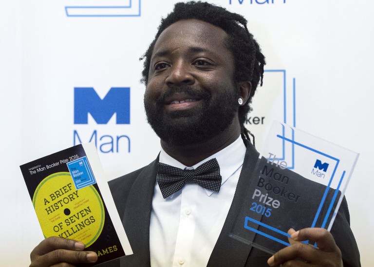 Marlon James_Neil Hall/Pool/AFP