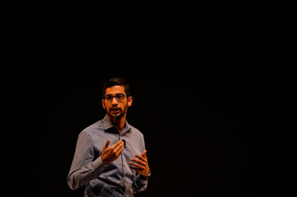 sundar pichai/wire/Chandan Khanna AFP