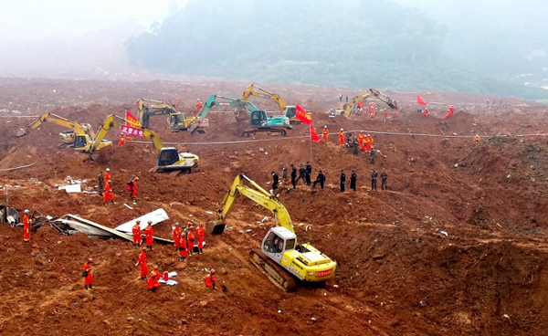 china-shenzen-landslide . AFP PHOTO / AFP / STR