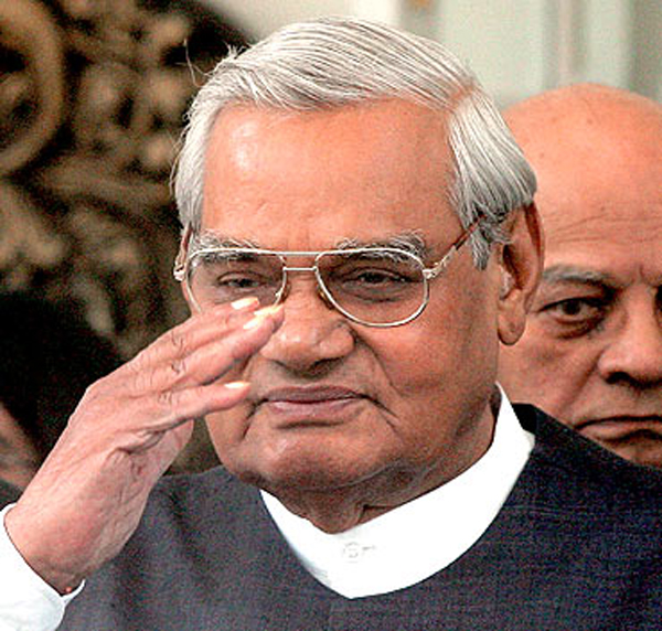 Vajpayee-birthday-salute . File photo