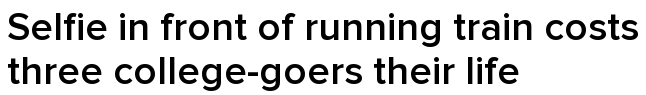 27 headlines 2015 train selfie