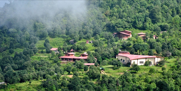 digital detox misty mountains