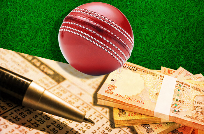 Cricket Ball and Rupees