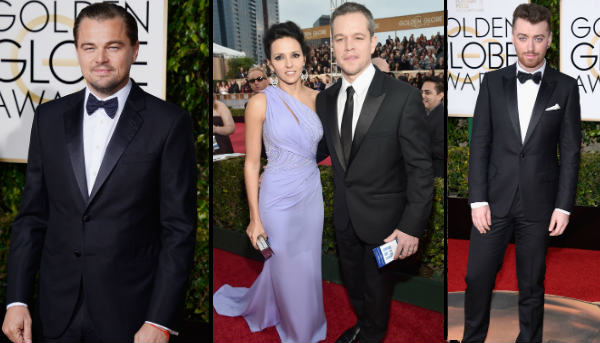 Matt-Damon-Alberto Rodriguez/NBC/NBCU Photo Bank via Getty Images+Leonardo-Di-Caprio-Sam-Smith-Kevor