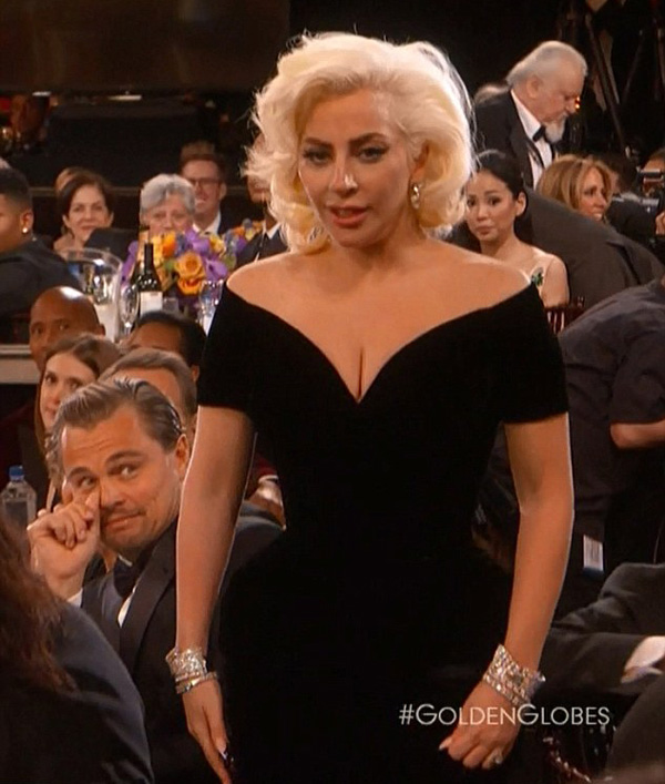 Golden Globes_Lady Gaga_Leonardo