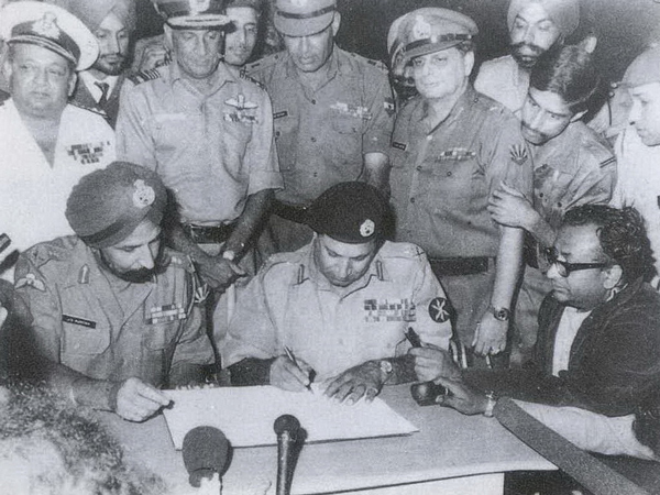 1971 instrument of surrender JRF Jacob and Niazi