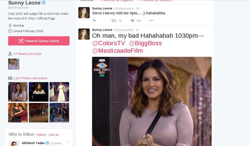 sunny leone twitter
