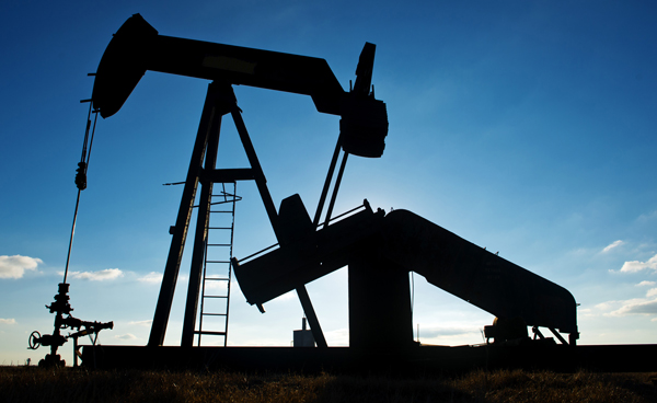 A pump jack operates in an oil field near Corpus Christi, Texas, on 7 January 2016. Photo: Eddie Sea