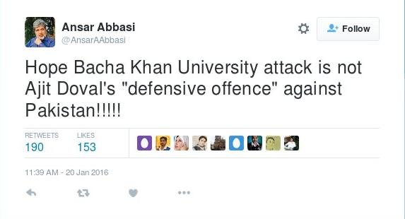 pakistani tweet on bacha khan attack
