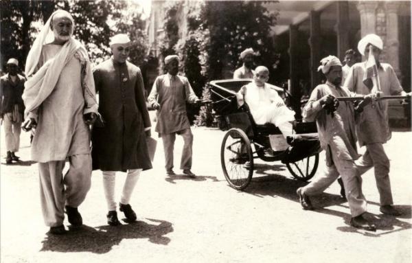 Khan and Jawaharlal Nehru