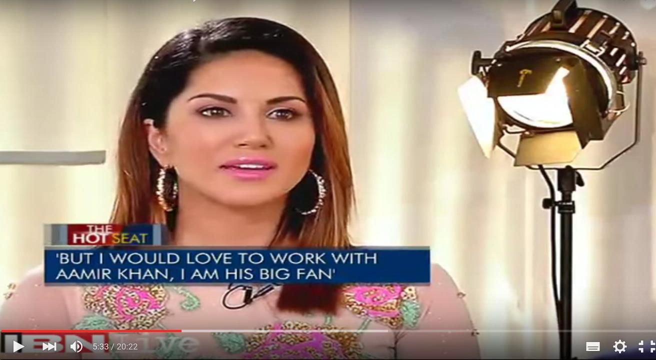 Sunny leone interview with cnn-ibn bhupendra chaubey