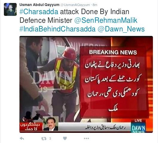 pakistani tweet on bacha khan attack