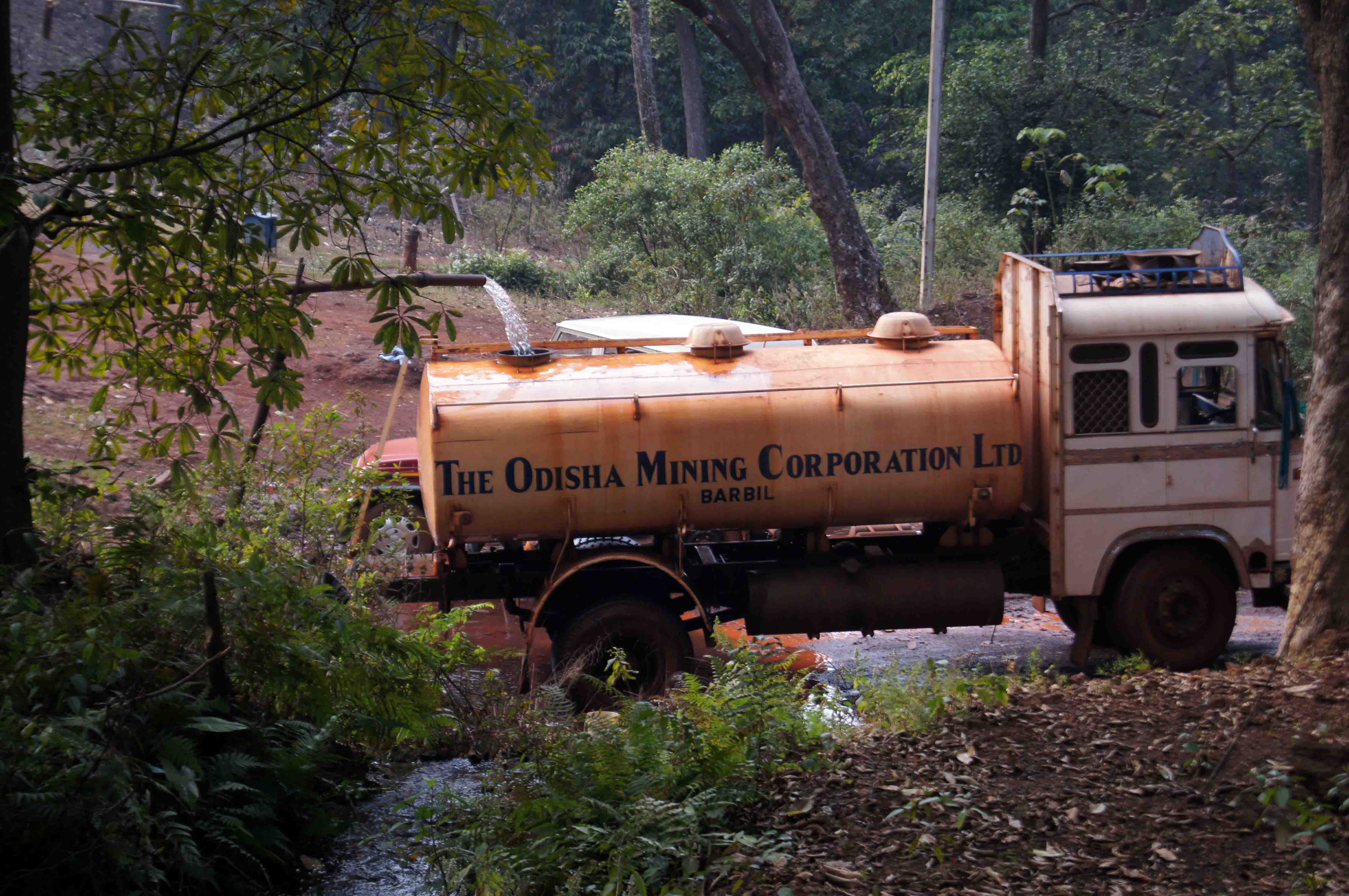 water from khandadhar fall diverted for mining through pipelines.jpg