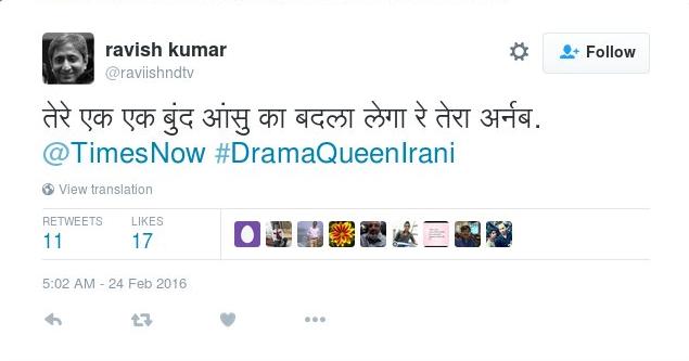 raveesh tweet
