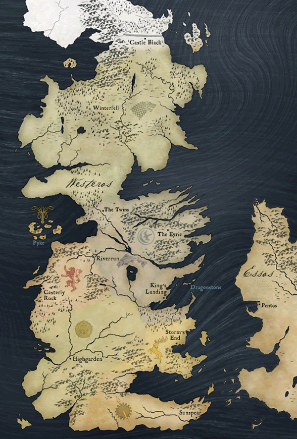 map of westeros game of thrones