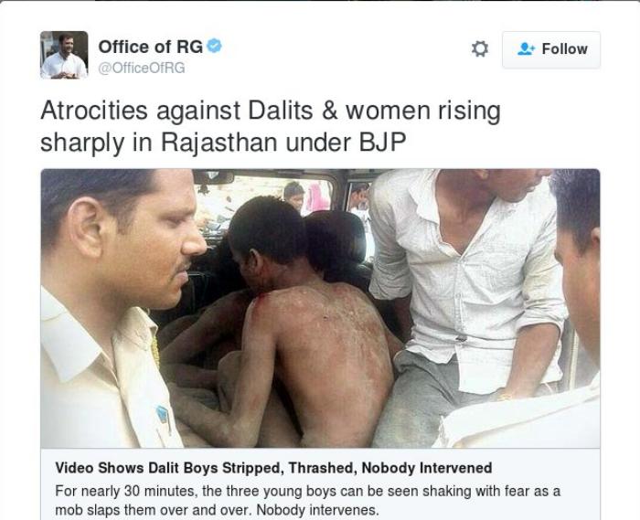 Rahul tweet