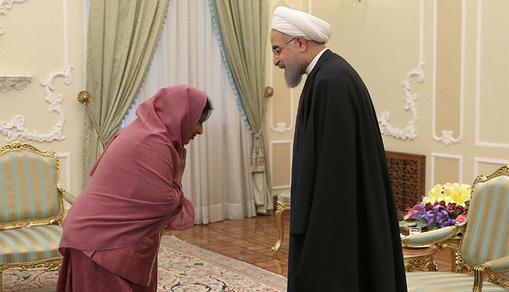 Sushma-AFP Photo/ HO / Iranian Presidency