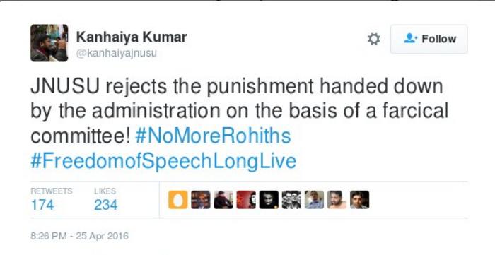 tweet kanhaiya