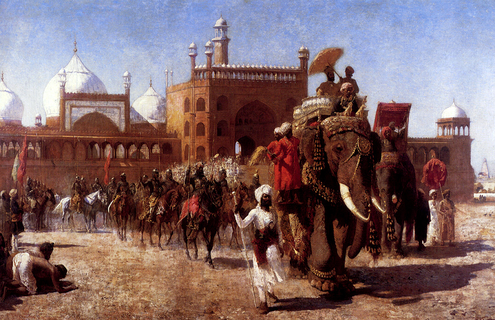 Edwin portriat of return of shah jahan