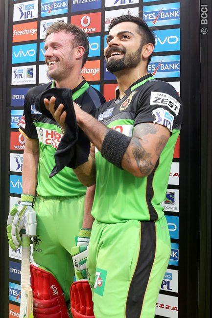 Virat Kohli ab di viliars