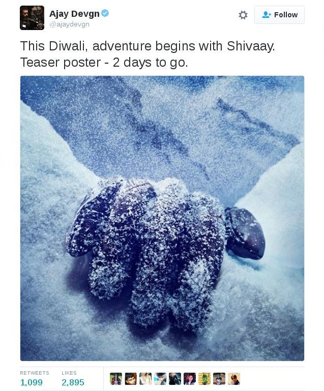 Shivaay poster tweet.jpg