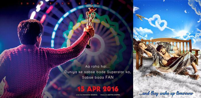 Check out: SRK's Fan and Alia Bhatt-Shahid Kapoor's Shaandaar teaser posters 