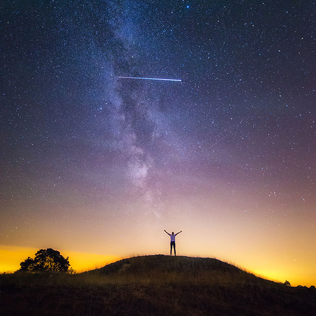 Very night. Shooting Star III Wishes. Shooting Star Phoenix France.