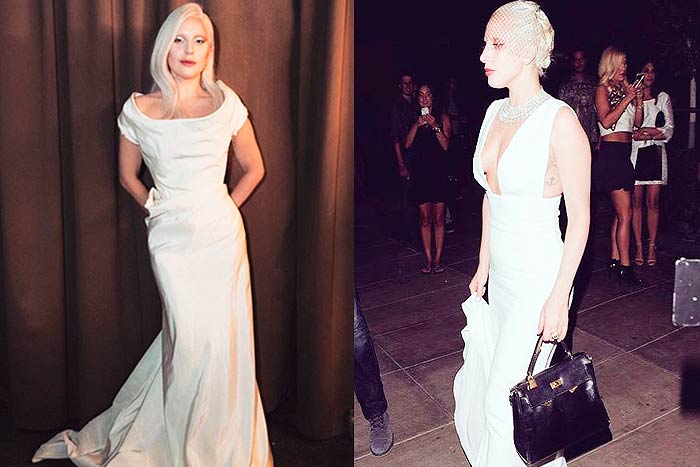 Lady Gaga's back-to-back white looks will make you forget her bizarre fashion moments 