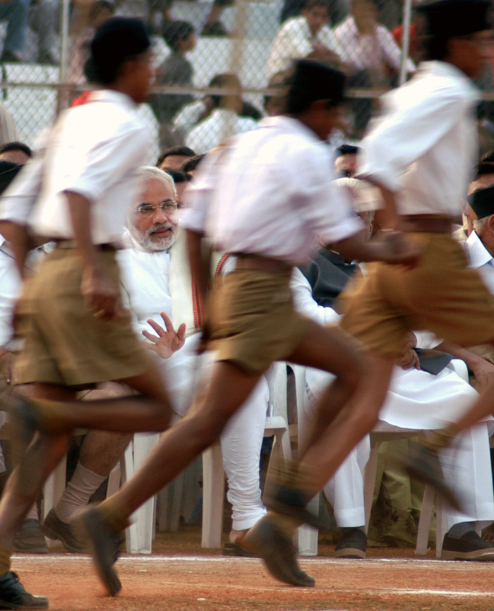 RSS message to Modi: the country isn't a one-man show  