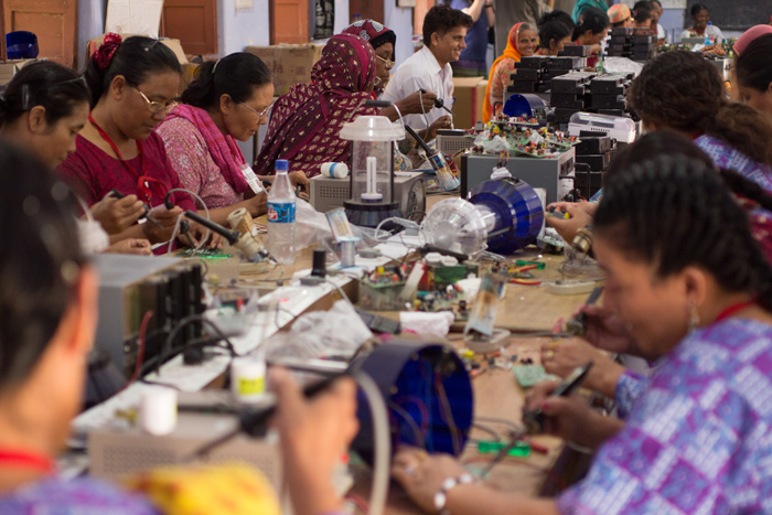 What connects Africa to Rajasthan? The Solar Mamas of Tilonia village 