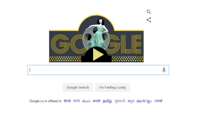 Google celebrates Hedy Lamarr's 101st birthday with a doodle 