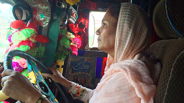One in a (100) million: Shamin Akhter is Pakistan's only female truck driver 