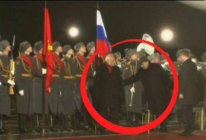 Uh Oh! PM Modi breaks protocol, walks past band during National Anthem 