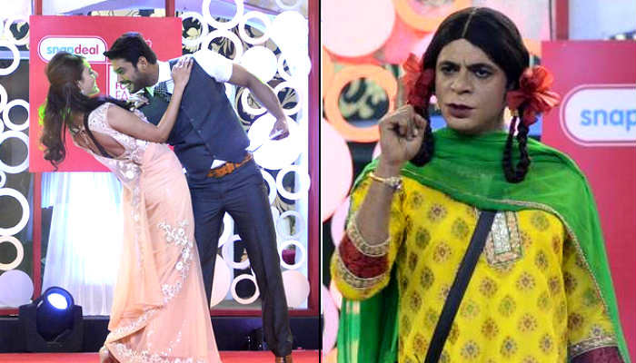 Happy New Year says Bigg Boss 9: Mandana Karimi dances with Siddharth and Keith; Rishabh with Gutthi  