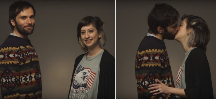 Video of Israeli and Palestinian couples kissing is giving Israeli govt heartburn 