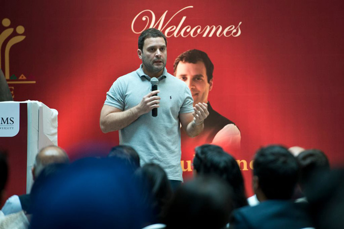 Buffed-up Rahul Gandhi lands a few punches at the Modi govt  