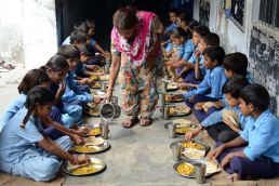 96 children ill after eating mid day meal contaminated by a lizard 